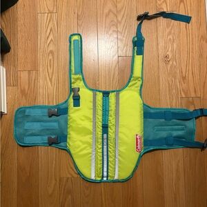 Coleman Reflective Life Vest - Yellow and Teal